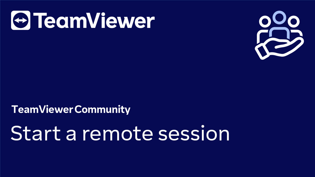 Start a remote session